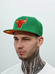 Бейсболка MITCHELL NESS арт. 6HSSSH21295-CBUGREN Chicago Bulls NBA (зеленый)